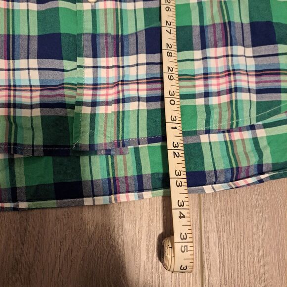 Polo Ralph Lauren Shirt Mens XXL Green Plaid Button Down LS Shirt Large - Picture 8 of 10